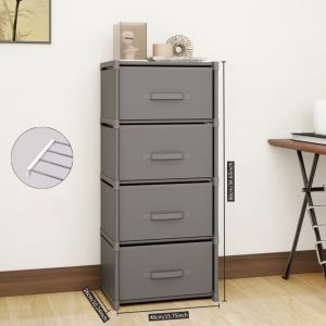Storage Racks Wardrobe Metal Cabinets with Metal Frame and Fabric for Living Room  multi-function