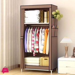 Kids Baby Wardrobe for  storage and  hanging Clothes cupboard 12mm Metal Thickness and Fabric Cover